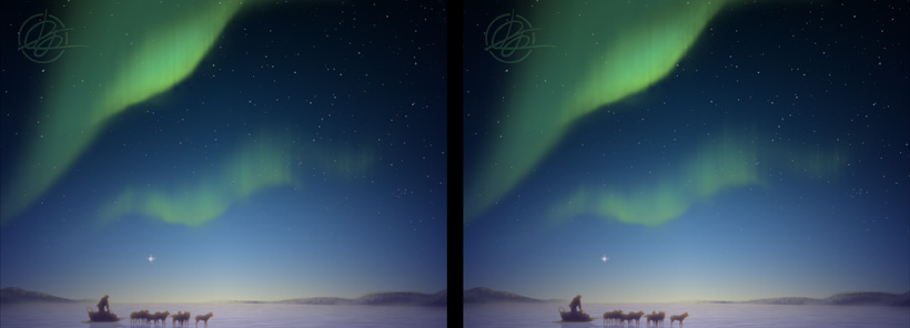 autostereogram aurore boreale