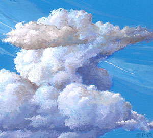 Ciel aquarelle nuage