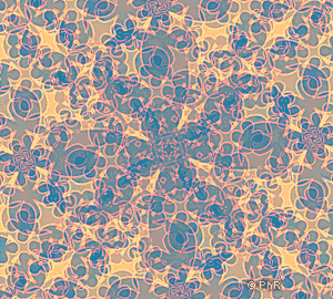fractal - motif tissu